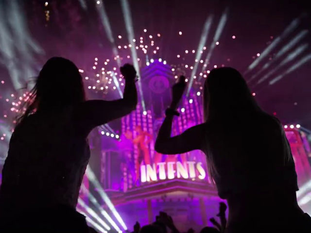 A frame from a video of Intents Festival 2019