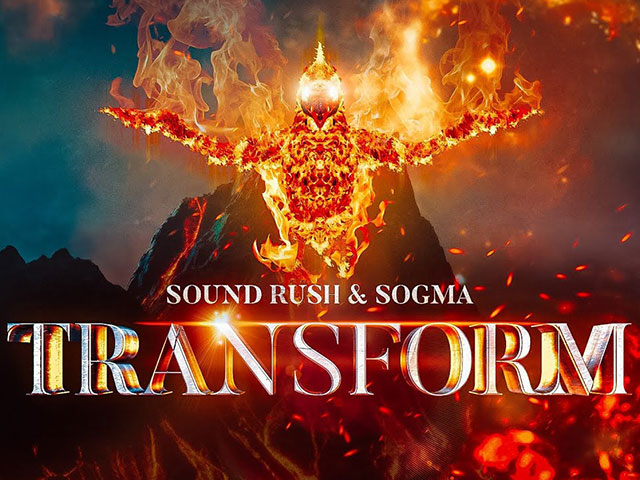 A frame from a video of Sound Rush & Sogma & Robin Vane - Transform