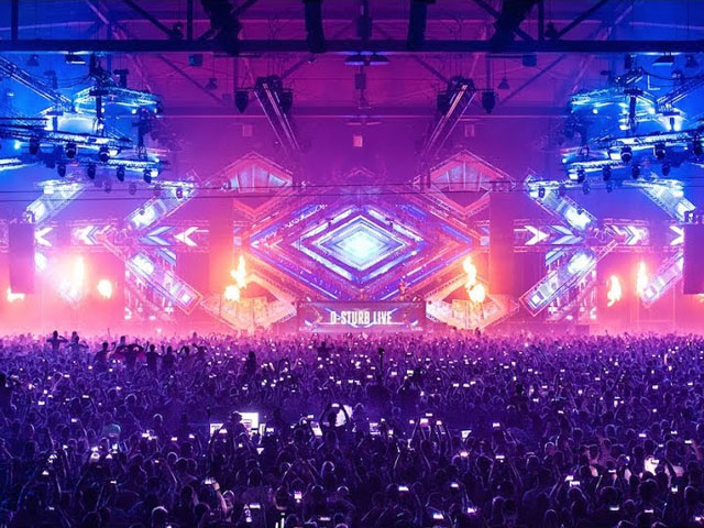 A frame from a video of Supremacy 2018